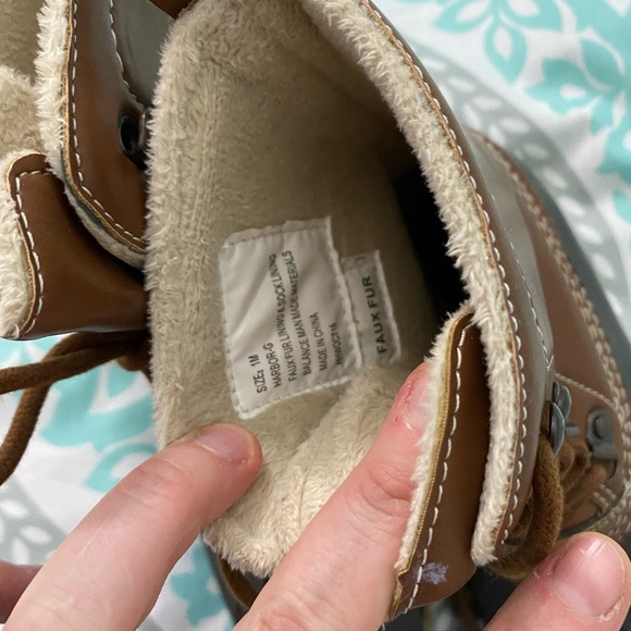 Girls Esprit lined duck boots sz 1 - Picture 4 of 6